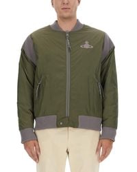 Vivienne Westwood - Bomber Jacket With Logo - Lyst