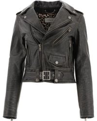 Golden Goose - Leather Jacket - Lyst