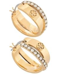 Tory Burch - Crystal Brass Jewelry - Lyst
