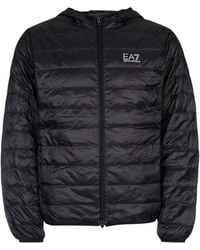 EA7 - E. A.7 Lightweight Hooded Down Jacket - Lyst