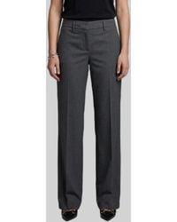 SUTTON NEW YORK - Wide-Leg Stretch Canvas Trousers - Lyst
