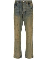 Purple - 'P011 Dirty Oil Repair' Jeans - Lyst