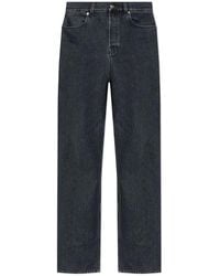 Gucci - Wide Leg Denim Cotton Jeans - Lyst