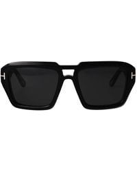 Tom Ford - Nero Lucido Fumo Acetate Sunglasses - Lyst