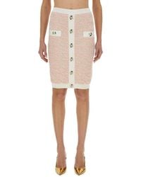 Balmain - Polyamide Skirts - Lyst