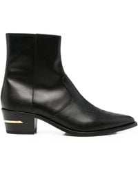 Amiri - Ma Pointy Leather Mini Boot - Lyst