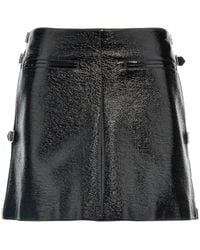 Courreges - Mini Multi Sangle Vinyl' Skirt - Lyst