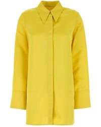 Jil Sander - Satin Oversize Shirt - Lyst