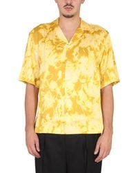 Dries Van Noten - Floral Print Button-Up Shirt With Field Collar - Lyst