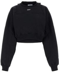 Off-White c/o Virgil Abloh - Cotton Sweatshirt - Lyst