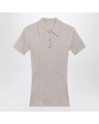 TOTEME - Cashmere Silk Polo - Lyst