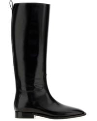 Jil Sander - Leather Lune Boots - Lyst