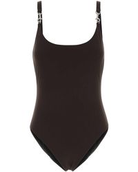 Tory Burch - Dark Stretch Nylon Swimsuit - Lyst