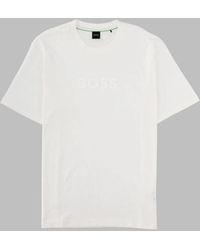 BOSS - T-Shirt "Terrace" Con Logo - Lyst