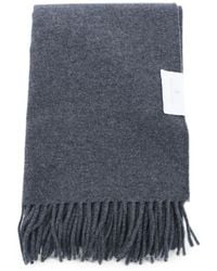 Brunello Cucinelli - Dark Cashmere Scarf - Lyst