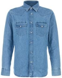 Tom Ford - Light Japanese Denim Shirt - Lyst