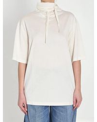 Lemaire - T-Shirt With Scarf - Lyst