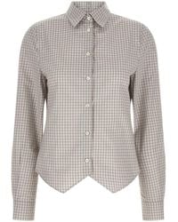 Maison Margiela - Pointed Hem Shirt - Lyst