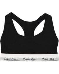 Calvin Klein - Icon Cotton Modal Unlined Bralette - Lyst