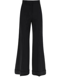 Moschino - Crepe Wide-Leg Pant - Lyst