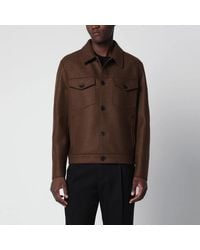 Harris Wharf London - Wool Overshirt Jacket - Lyst