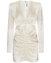 ROTATE BIRGER CHRISTENSEN - Mini Gathered Dress - Lyst
