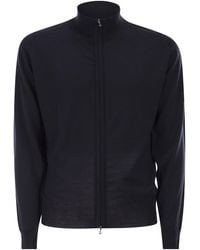 John Smedley - Extra Fine Merino Wool Cardigan - Lyst