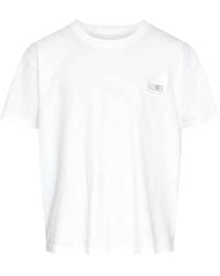 Maison Margiela - Mm6 Numbers Logo T-Shirt - Lyst