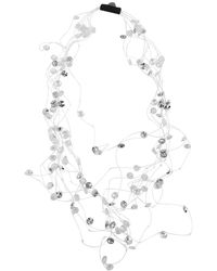 Maria Calderara - Long Net Crystals Necklace - Lyst