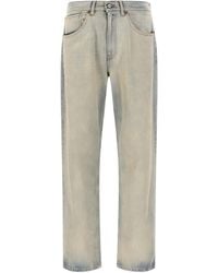 MM6 by Maison Margiela - Cotton Relaxed Fit Jeans - Lyst