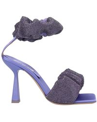 Sebastian Milano - 'Cher Crystal' Sandals - Lyst