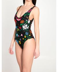 Gucci Disney X Swimsuit in White | Lyst