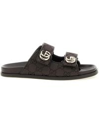 Gucci - 'Doppia G' Slides - Lyst