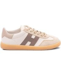 Hogan - Cool Smooth And Suede Leather Sneakers Shoes - Lyst