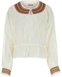 Bode - Cotton Georgette Blouse - Lyst