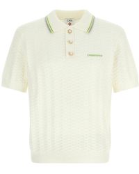 CASABLANCA - Cotton Polo Shirt - Lyst