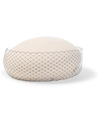 Maison Michel - Blush New Bonnie Veil Hat - Lyst
