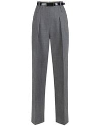 Elisabetta Franchi - Wool Trousers - Lyst