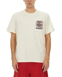 Helmut Lang - Postcard Building" T-Shirt - Lyst