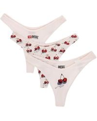 DIESEL - 3-Pack Of "Ufpn-Punchy" Briefs - Lyst