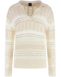 Pinko - Gorzano Cotton-Linen Sweater - Lyst