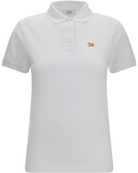 Maison Kitsuné - Maison Kitsuné Baby Fox Cotton Piqué Polo - Lyst