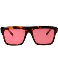 Off-White c/o Virgil Abloh - Shiny Havana Acetate Sunglasses - Lyst