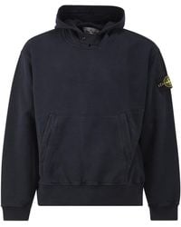 Stone Island - Oversized Hoodie With Raglan Sleeves - Lyst