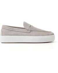 Christian Louboutin - Calf Leather Flat Shoes - Lyst