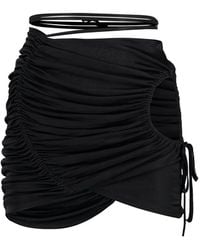ANDREADAMO - Andreadamo Draped Skirt - Lyst
