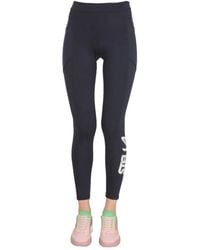 Stella McCartney - Leggings With Scuba Logo - Lyst