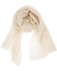 Fabiana Filippi - Wool And Cashmere Scarf With Metallic Details - Lyst