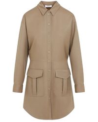 Celine - Wool Mini Dress - Lyst
