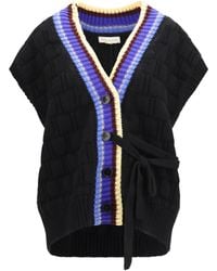 Dries Van Noten - V-Neck Wool And Cashmere Cardigan - Lyst
